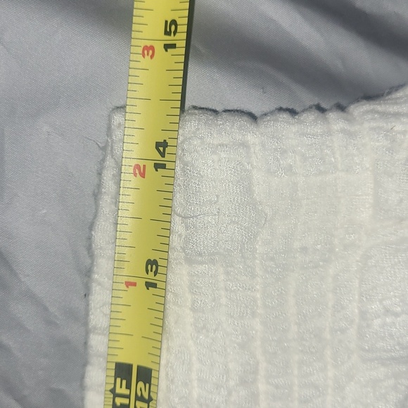 2 Pair Pants Lot Bundle Soft Loungewear White & Verticle Striped Straight Leg S - Picture 11 of 16